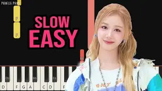 BABYMONSTER - HOT SAUCE | SLOW EASY Piano Tutorial by Pianella Piano