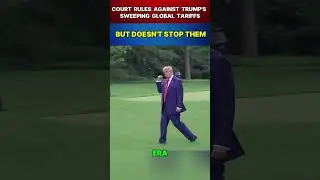 BREAKING: U.S. appeals court rules Trump's global tariffs are illegal#usa #viral #shorts