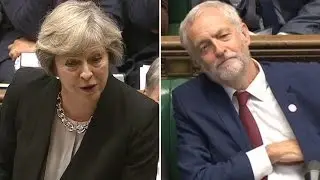 May attacks 'laughing stock' Corbyn at PMQs