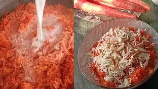 देशी तरीके से बनाये शादी वाला गाजर 🥕🥕 का हलवा | Traditional Indian Carrot Halwa