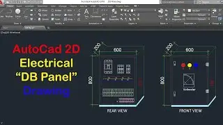 Electrical  Panel Board DB Drawing  AutoCad 2D Bangla Tutorial