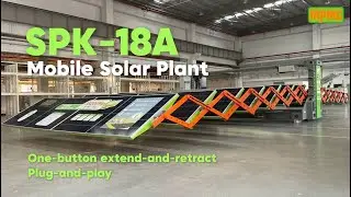 SPK-18A：Solar Power Anywhere,  2-minute, one-touch unfolding and folding