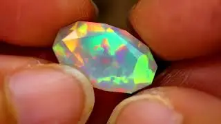 Ziskin Gems - For Sale - 2.48 ct Precision Cut Ethiopian Opal - Available IG - Ziskin.Gems