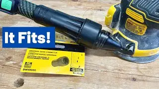 How to Connect Festool's 27mm Hose to DeWalt's 20V Cordless Sander (DCW210B) // A Perfect Pair!