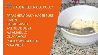 RECETAS PERUANAS VIRALES - CAUSA RELLENA DE POLLO #recetas