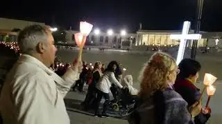 Procissão das velas em Fátima - Portugal
