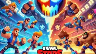 🔥 Brawl Stars Epic Battles! Blue Team vs. Red Team!