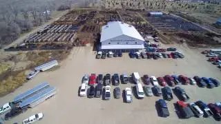 Napoleon ND Livestock Auction Aerial Tour