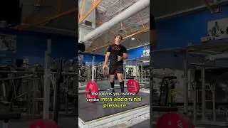 How to brace properly for the deadlift #powerlifting #motivation #deadlifting #explorepage