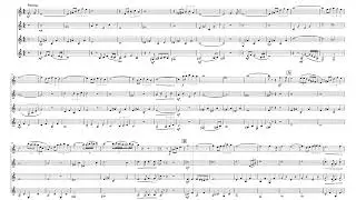 Petite Fleur, by Sidney Bechet – Sheet Music for Clarinet Quartet