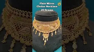 Mirror Choker Design : Plain Choker Necklace In Just 20 Grams ❤️❤️