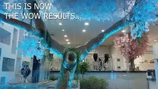DIY | HAND-MADE TREE DECORATION FROM FLOOR TO THE CEILING