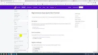 Create Apps BigCommerce Quick Start Tutorial