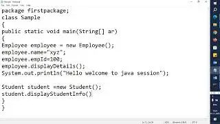 Import statement in java