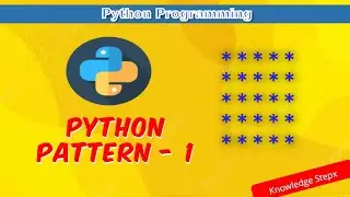 #11.1 Square Star Pattern in Python | Star Pattern | Pattern Printing Programs
