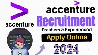 accenture recruitment 2024 for fresher || software engineer  || step by step process apply online