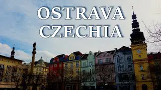 Walk in Ostrava, Czechia | Spacer po Ostrawie, Czechy | 4K City Tour