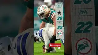 Miami Dolphins 22 -20 Dallas Cowboys #Cowboys #Dolphins #NFL