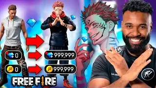 REALIZEI O SONHO DE UM INSCRITO E COMPREI TUDO NA LOJA DO FREE FIRE!
