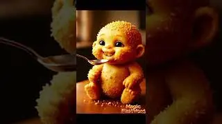 Feed My Food 🟨 | Tasty Bites & Fun Reactions #shorts