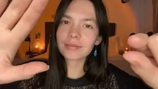 ASMR energy cleanse to remove worries, fear, and self doubt (smoke cleanse, snipping, face brushing)