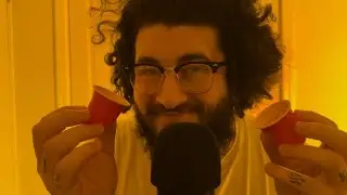 ASMR Mini Solo Cup Sounds & Mouth Sounds