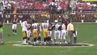 Redskins vs Steelers 2011 - Coin Toss