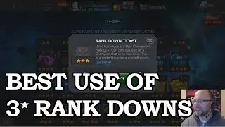 Best Way to Use 3-Star Rank Down Tickets | Marvel Contest of Champions