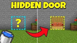 The MOST Secret Door in Minecraft Bedrock! (No Mods) 
