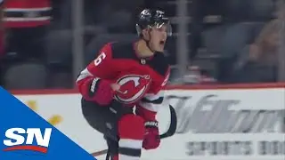 Devils&rsquo; Jack Hughes Scores First Career NHL Goal
