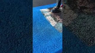 Got paint on the HeyDudes 😭 - 🎥: @sutherlandsealcoating #linestriping #satisfying #painting #asphalt