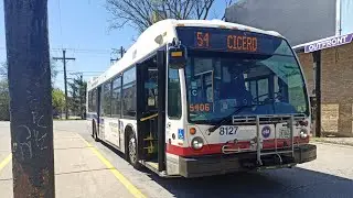Ride On CTA 2014 Nova Bus LFS 8127 On Rt 54 Cicero to 24th Place