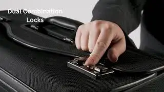 Alpine Swiss Wheeled Briefcase |  4 Replaceable Wheels | Pilot Lawyer Litigator Attache Case