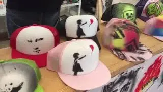 😍AEROGRAF&Iacute;A ESPA&Ntilde;A - GORRAS AEROGRAFIADAS