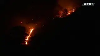 France: Hundreds evacuated after lightning strike sparks wildfire in Voreppe