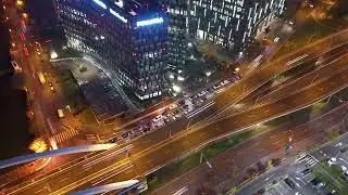 Гиперлапс в час пик в Бухаресте с DJI AIR 3
