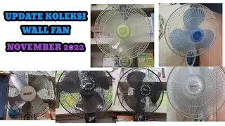 UPDATE Koleksi Kipas Angin Dinding (Wall Fan) Bulan November 2022, Miyako, Cosmos, Sanex