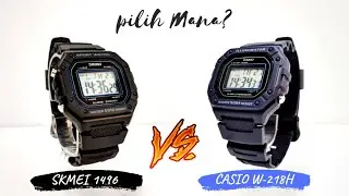 CASIO W-218H VS SKMEI 1496 Comparison and Review