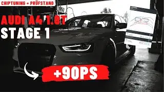 +90PS Mehrleistung nur durch CHIPTUNING? Audi A4 1.8T Stage 1 | SL Performance