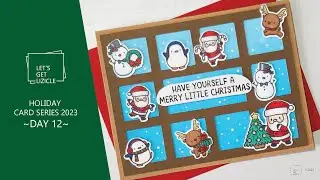 Holiday Card Series - Day 12 - Little Agenda Frame