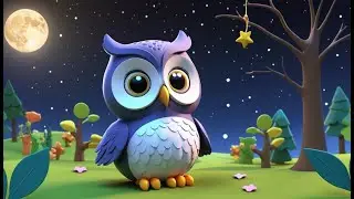 Baby Owl Can&rsquo;t Find the Moon 🦉🌙 | 3D Animated Nursery Rhyme for Kids
