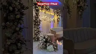New Reception stage Ideas #shorts #viral #ytshorts #wedding #reception #stage
