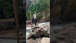 Kheerganga trek👌 #kheergangatrek #kasol #himachal #waterfall #nature #views #viral