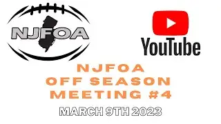 NJFOA Off Season Meeting #4 (March 9th, 2023)