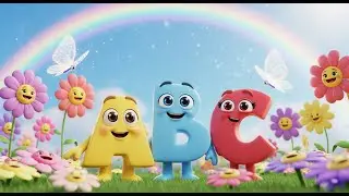 ABCs at the Magical Garden 🌻🌈 | Learn Alphabet A to Z | ABC Song for Kids