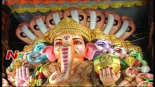 Minister KTR Son Himanshu Visits Khairathabad Ganesh | #GaneshChathurthi | NTV