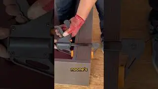 This F clamp is deserves an A! 🔥 #tool #clamp #woodwork #installation