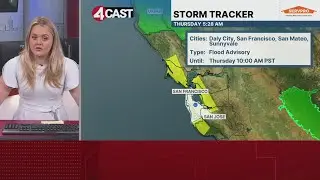 Flood advisories issued in Bay Area Thursday morning
