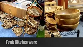 TEAK KITCHENWARE - Volume 1 | Solid Teak Wood - Exotic Wood