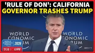 WEF 2026 LIVE | 'Everything You Heard Was B*lls**t': California Gavin Newsom Fires Salvo At Trump